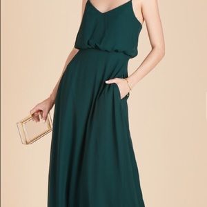 Emerald Green Birdy Grey Bridesmaid Dress